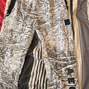 American Eagle Outfitters Black and White Joggers